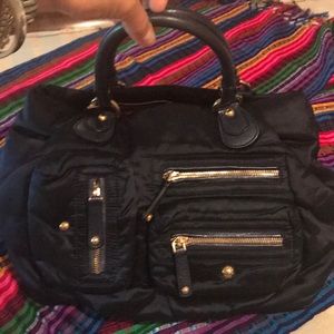 Tods navy fabric handbag. Like new condition